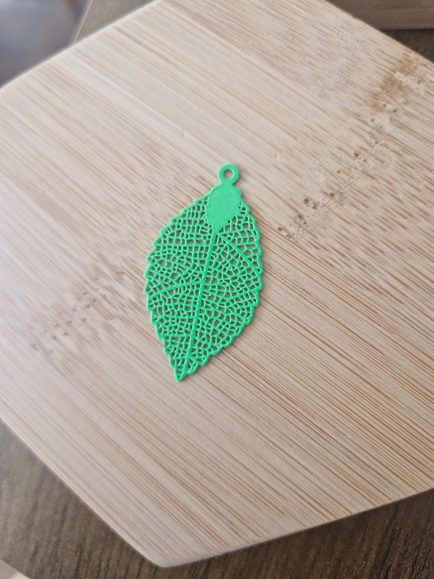 Colorful Leaf Charm