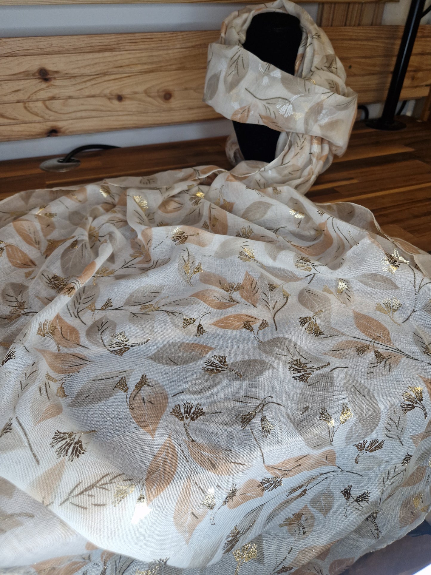 Foulard feuilles