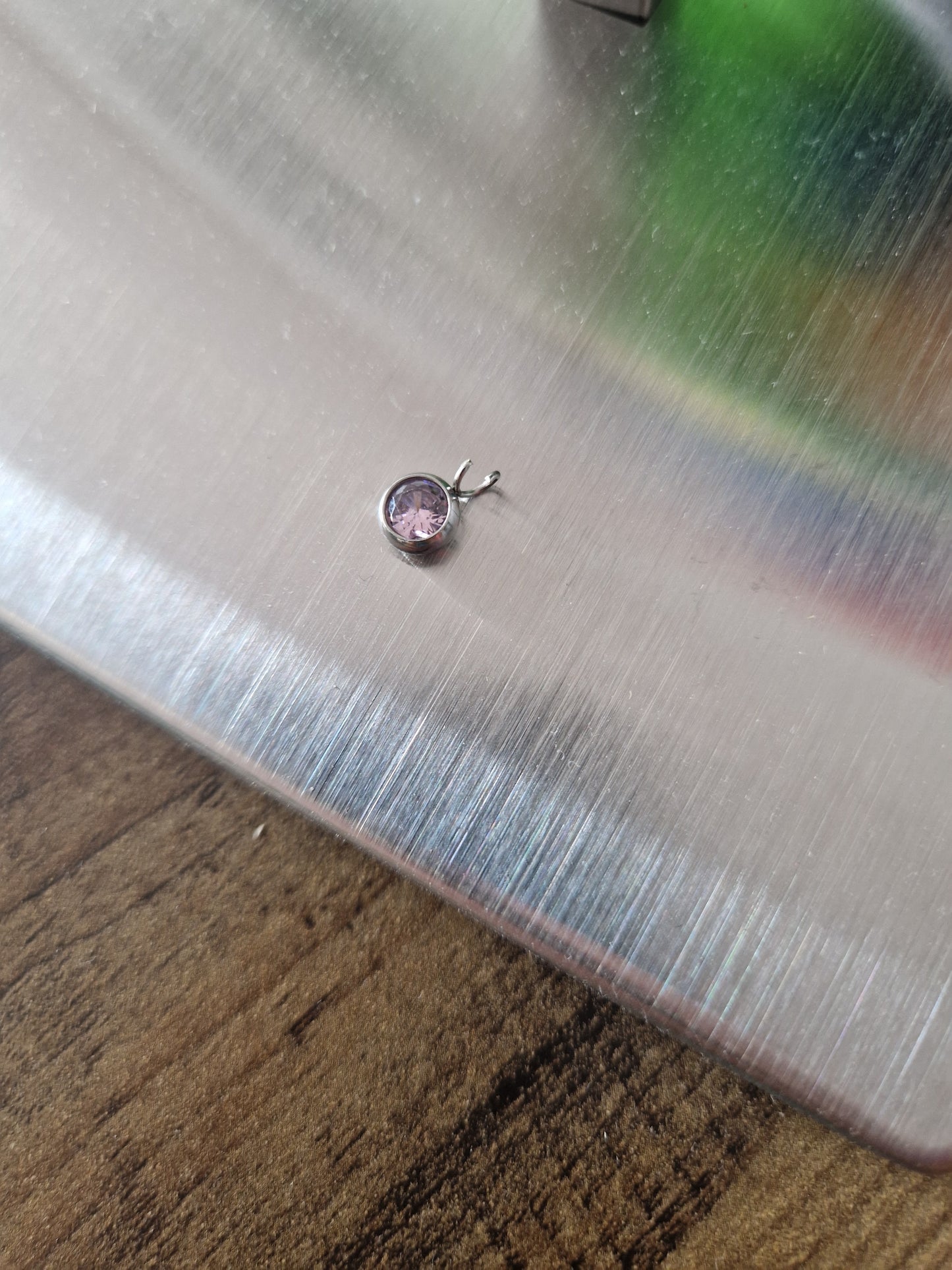 Colorful crystal charm