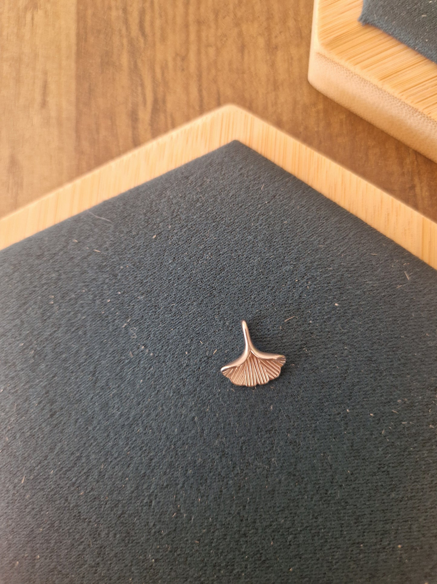 Ginkgo Leaf Charm