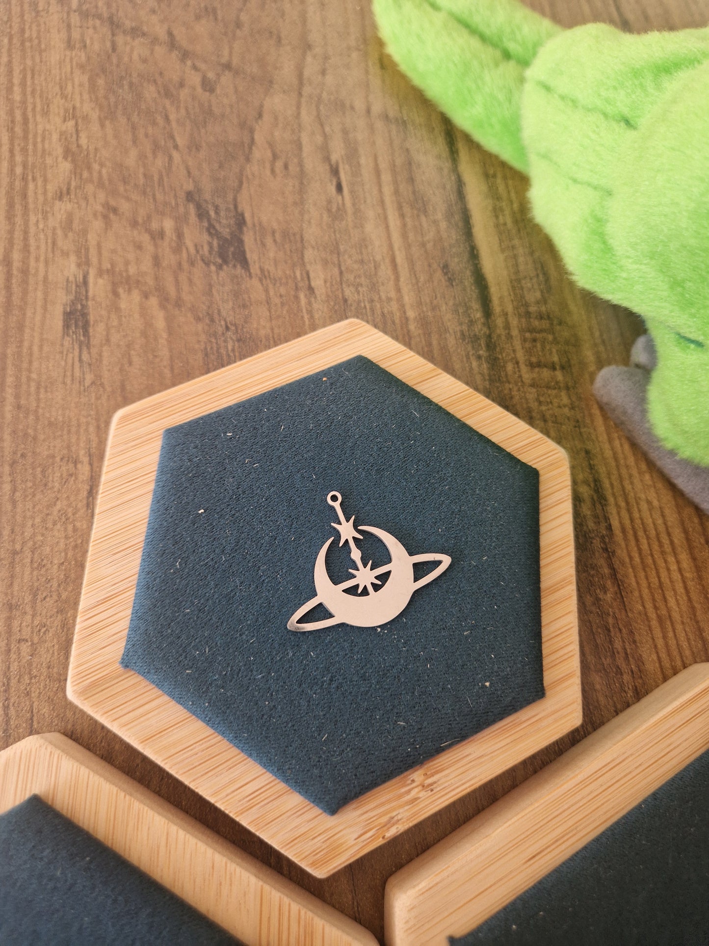 Moon and Stars Charm