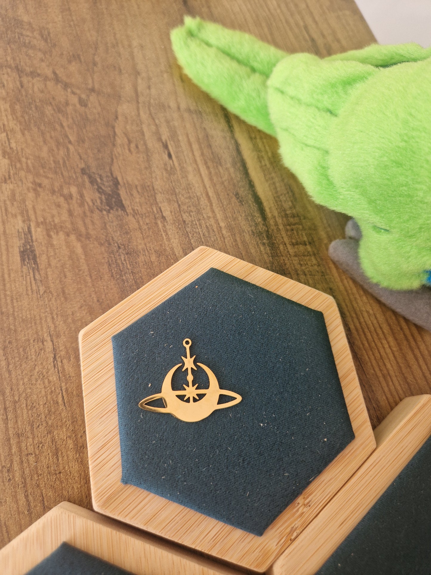 Moon and Stars Charm