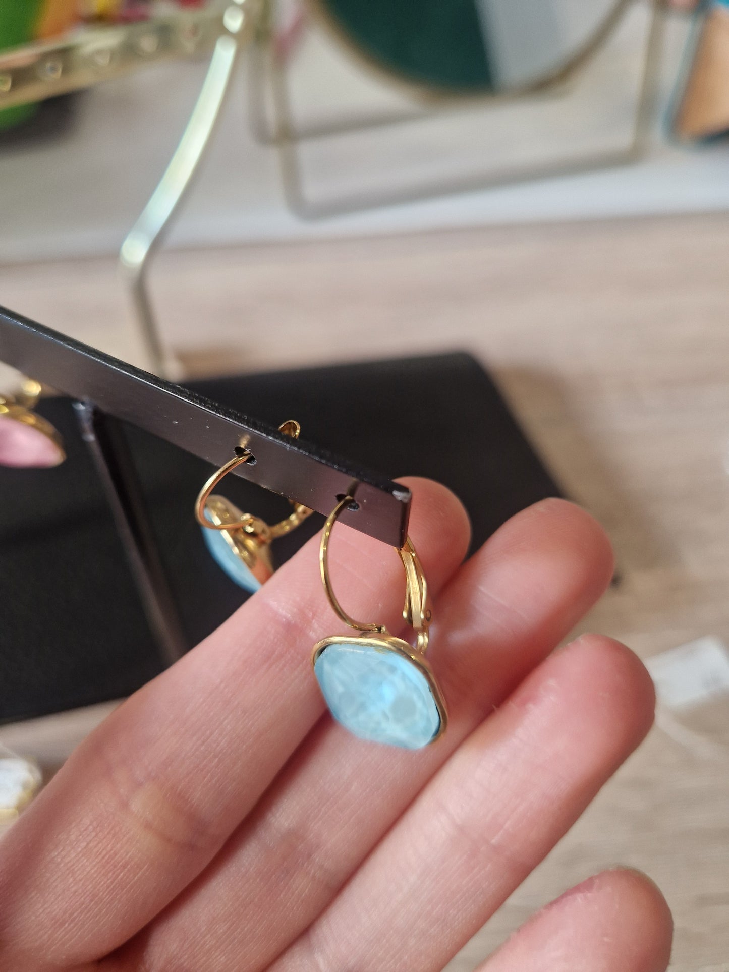 Boucles d'oreilles dormeuses Aurore