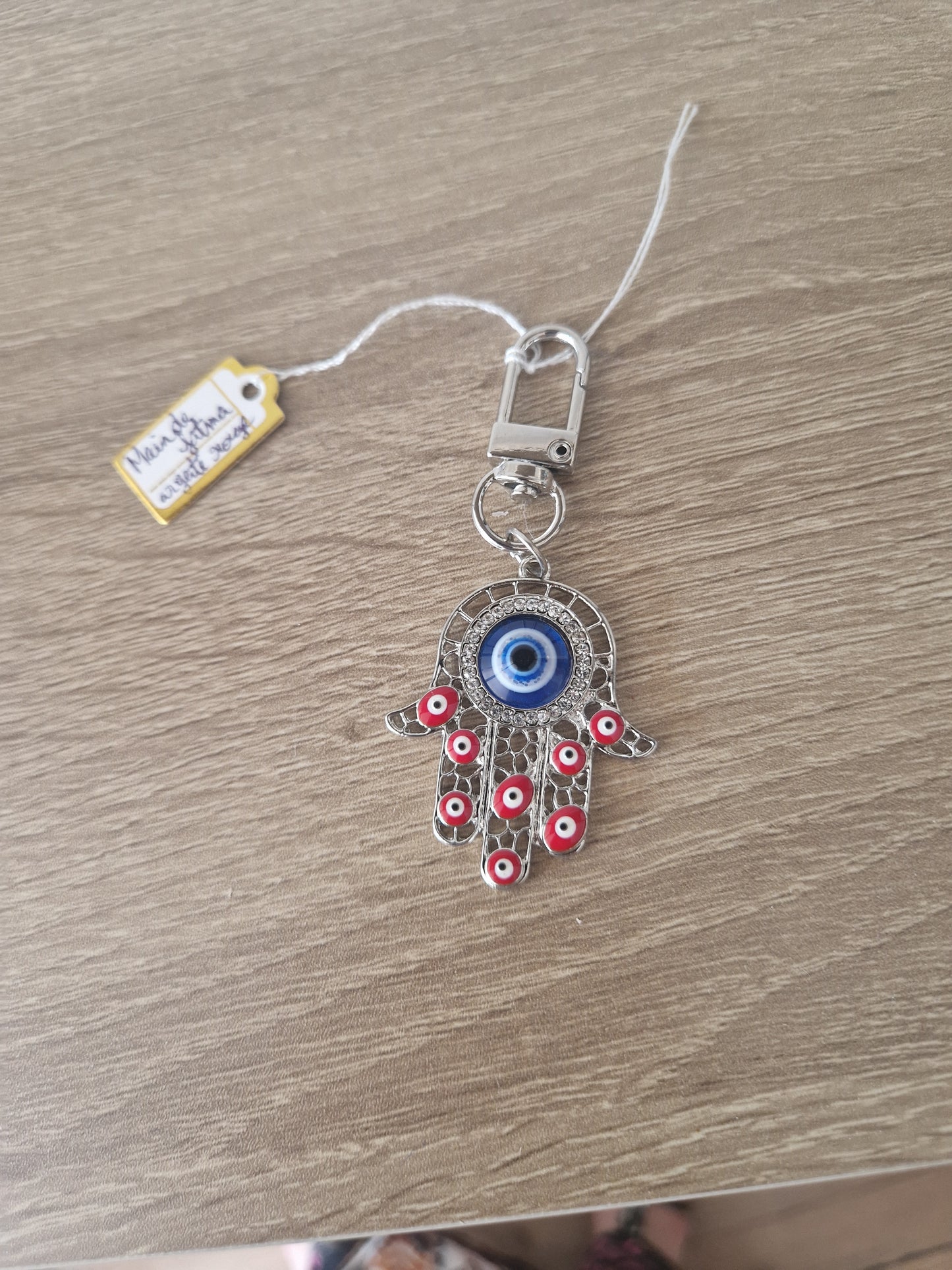Hand of Fatima keychain