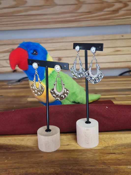 Boucles d'oreilles Ebony