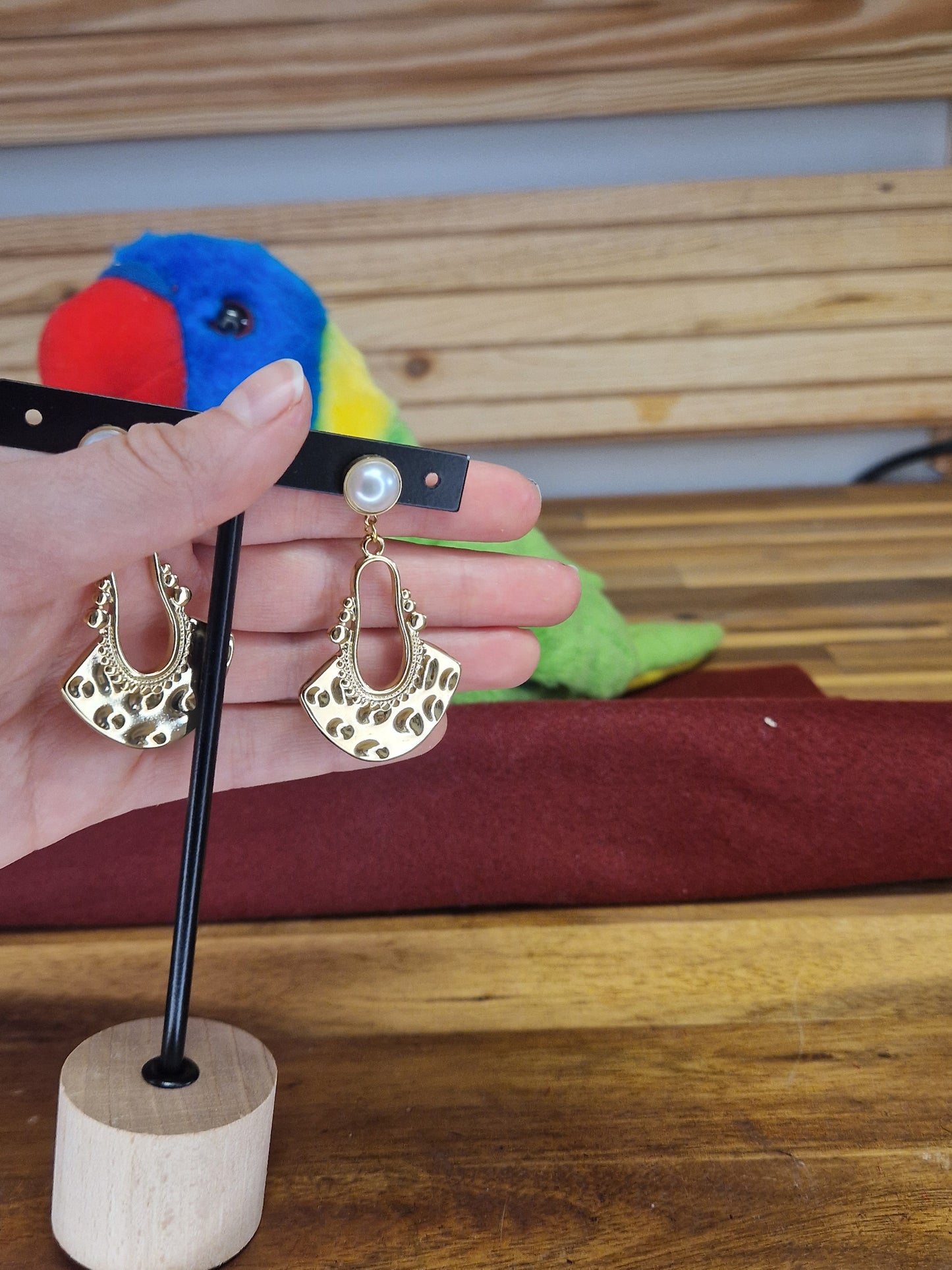 Boucles d'oreilles Ebony