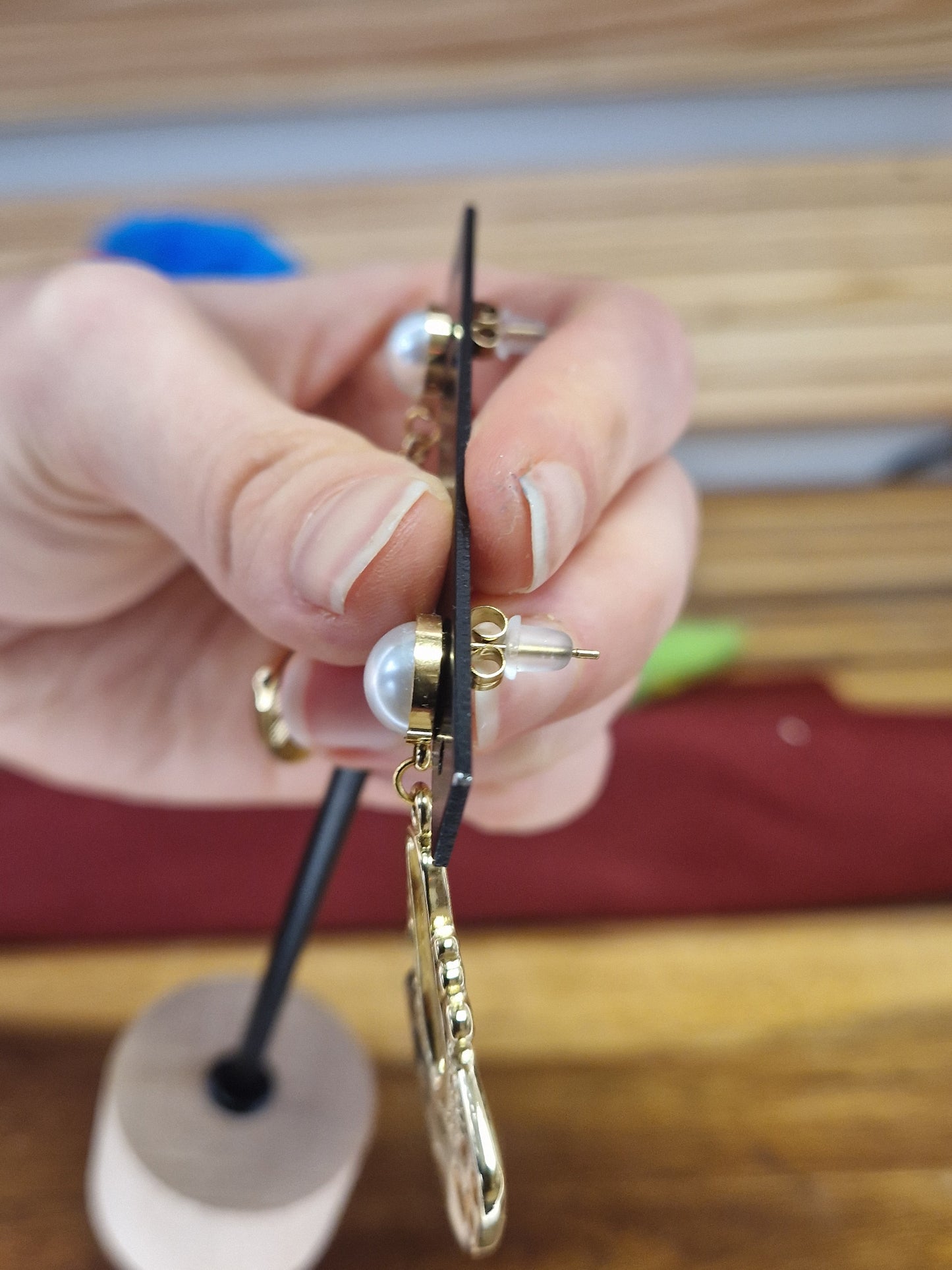 Boucles d'oreilles Ebony