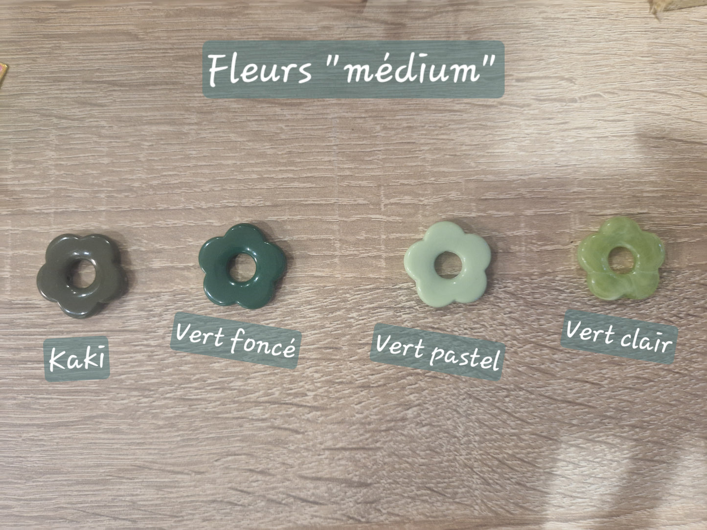 Boucles d'oreilles Florine (diamètre 1,8 cm)