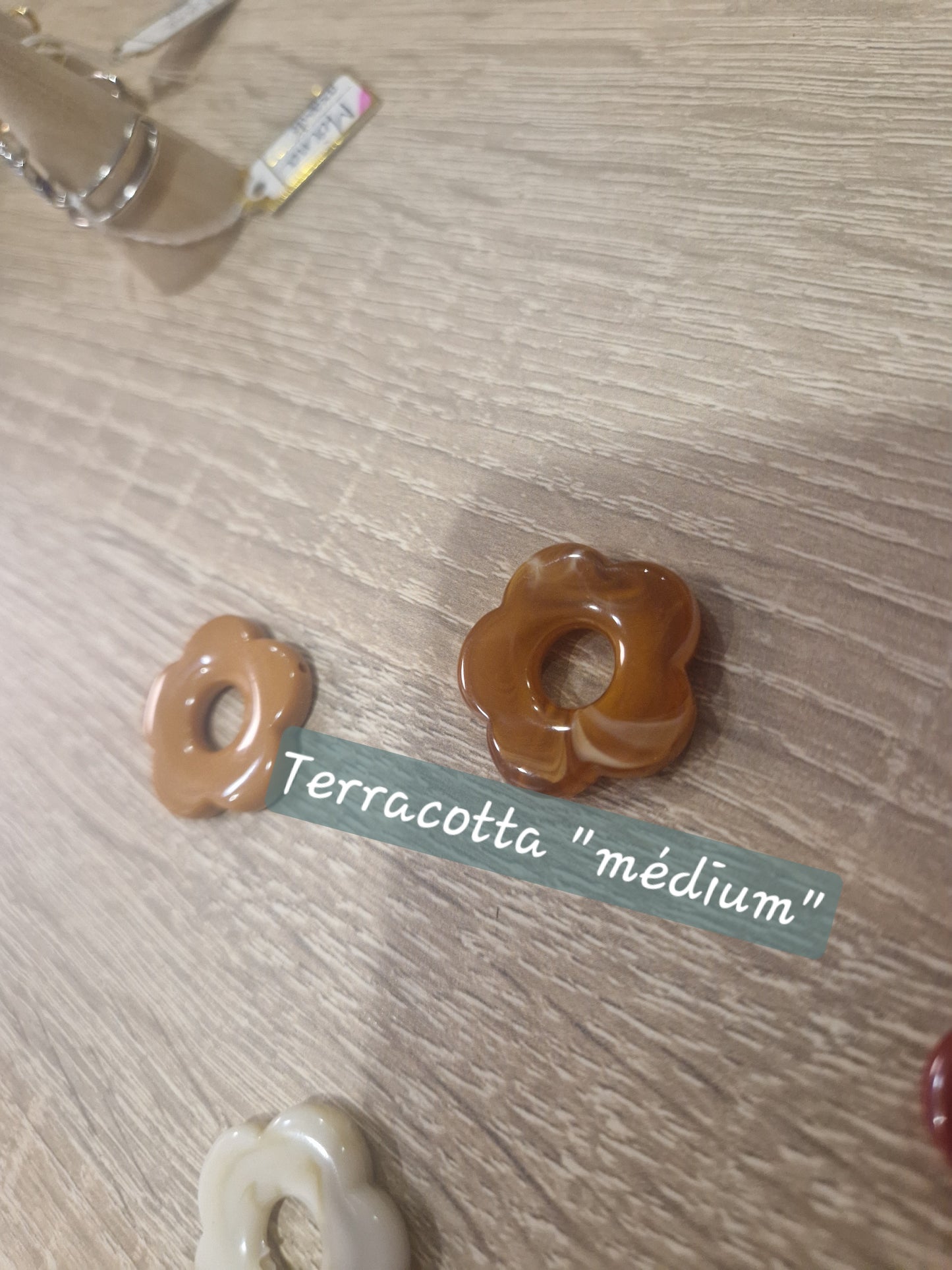 Boucles d'oreilles Florine (diamètre 1,8 cm)