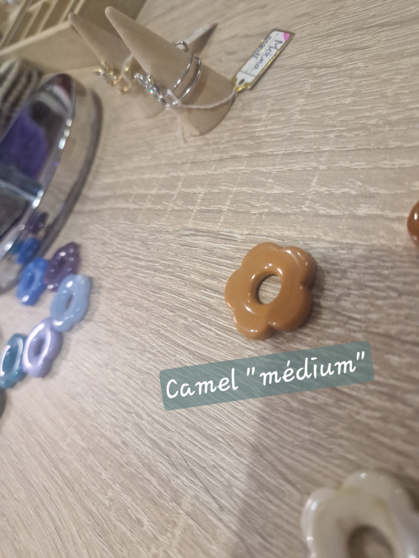 Boucles d'oreilles Florine (diamètre 1,8 cm)