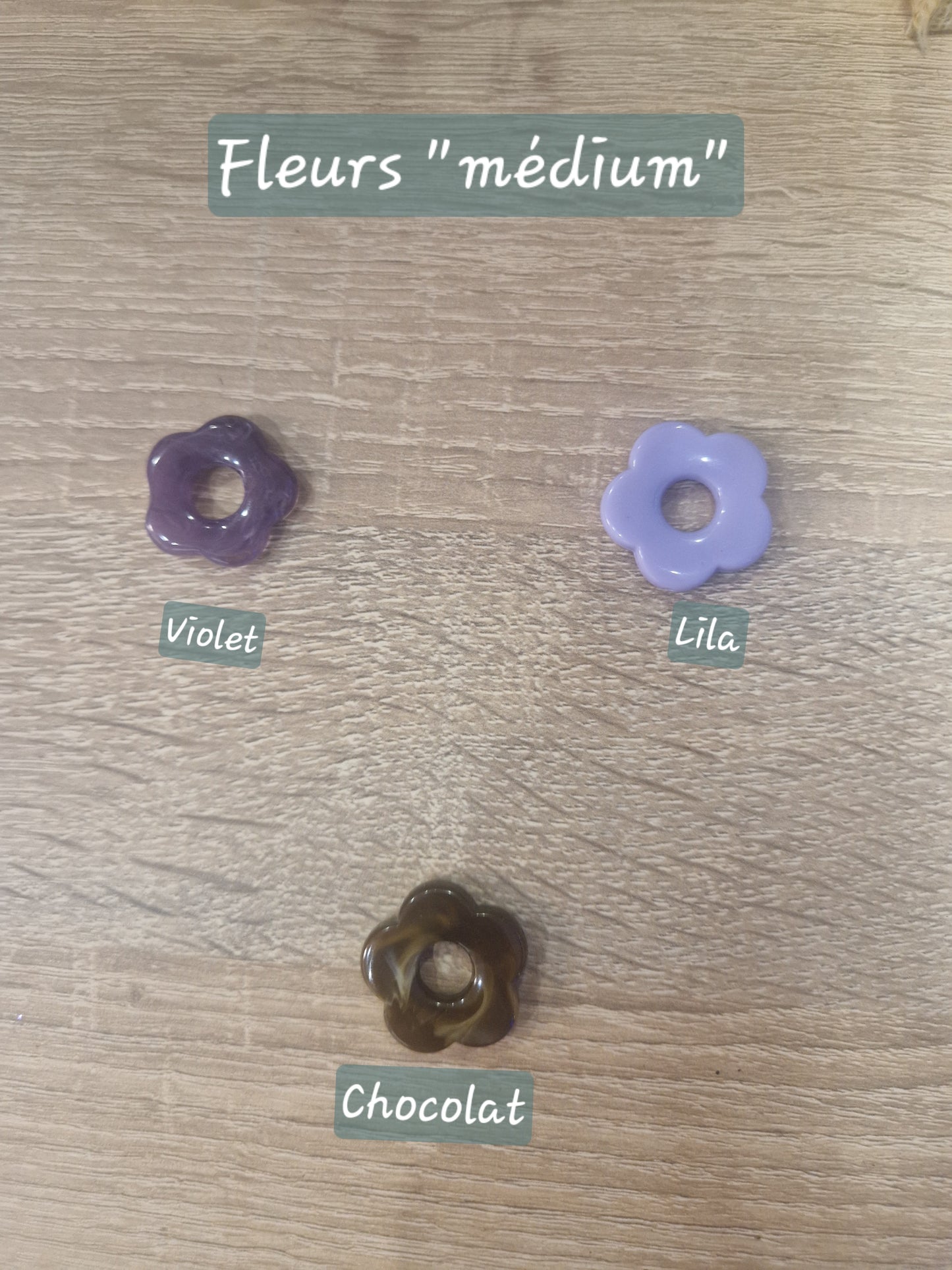 Boucles d'oreilles Florine (diamètre 1,8 cm)