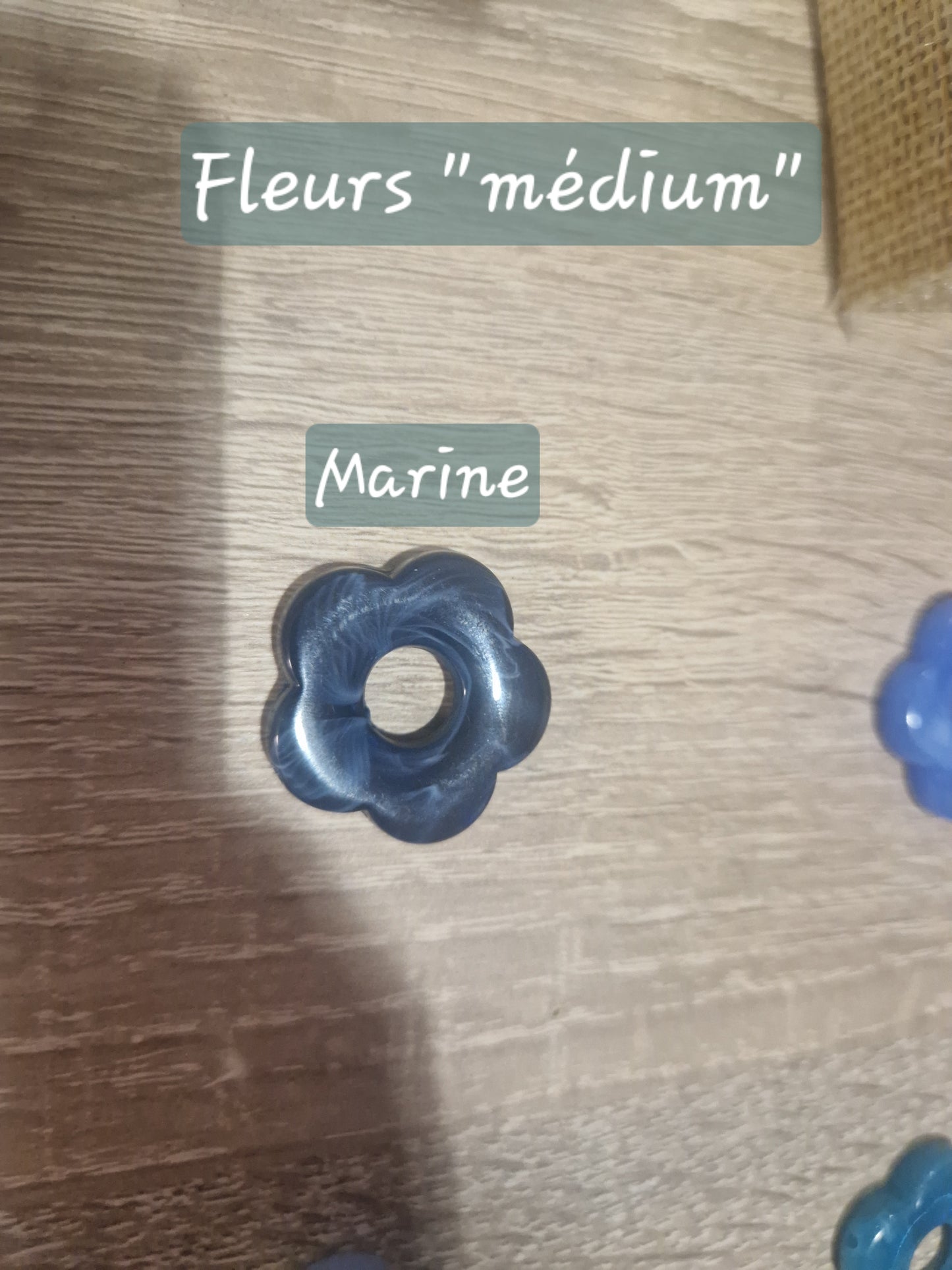 Boucles d'oreilles Florine (diamètre 1,8 cm)