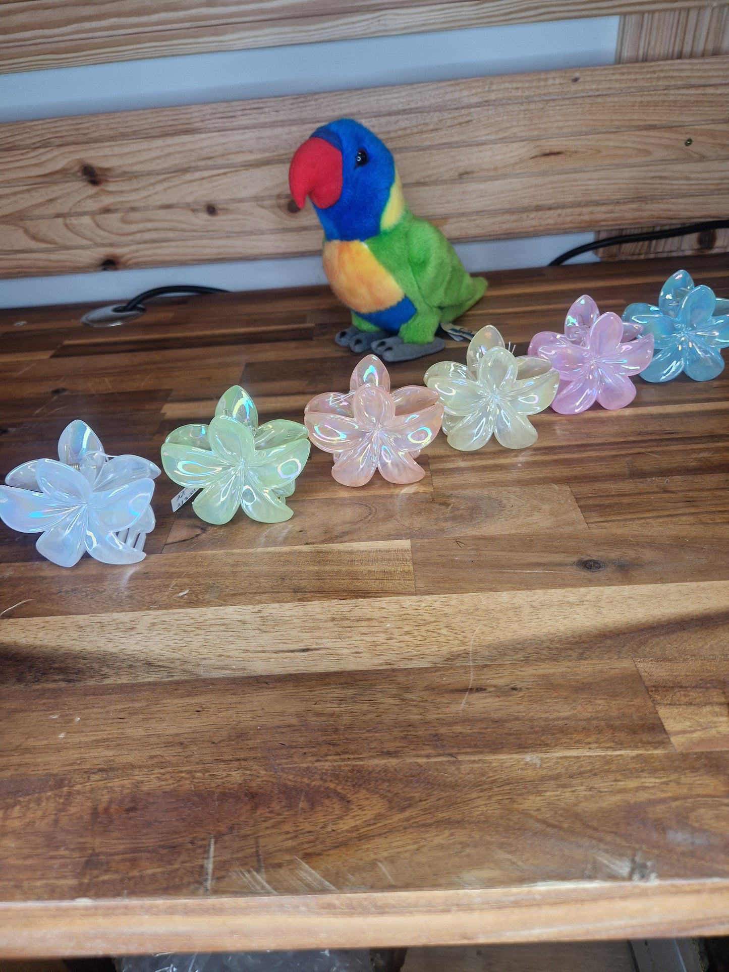 Pince Hawaï teintes pastel