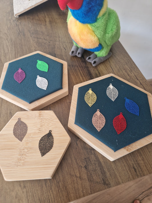Colorful Leaf Charm