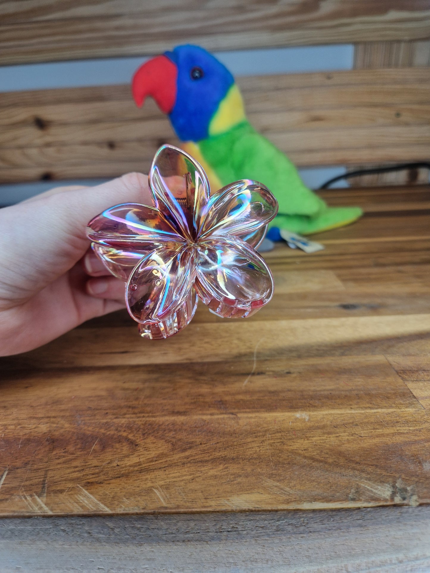 Pince Hawaï effet métallique