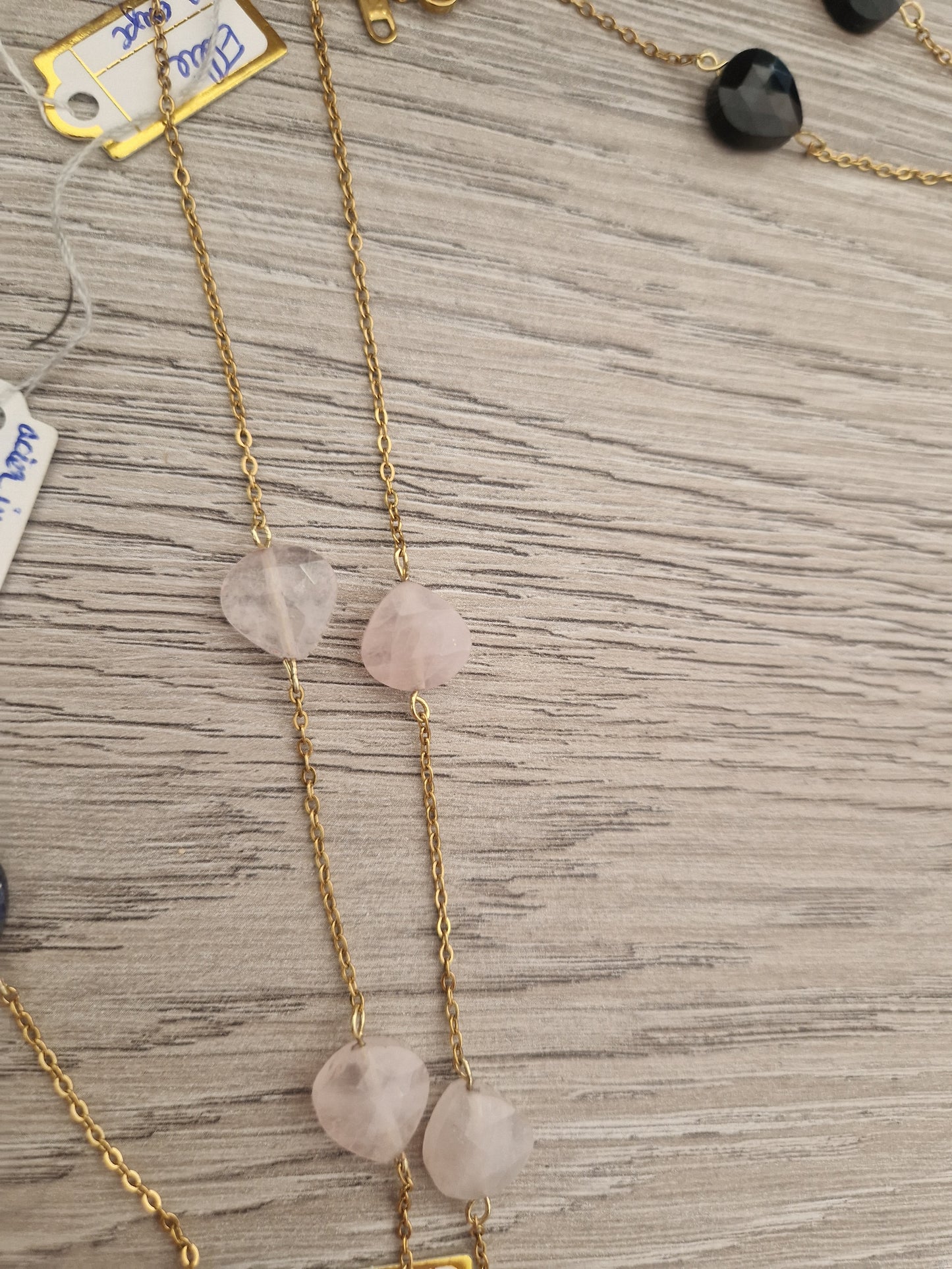 Collier pierres naturelles Ellie