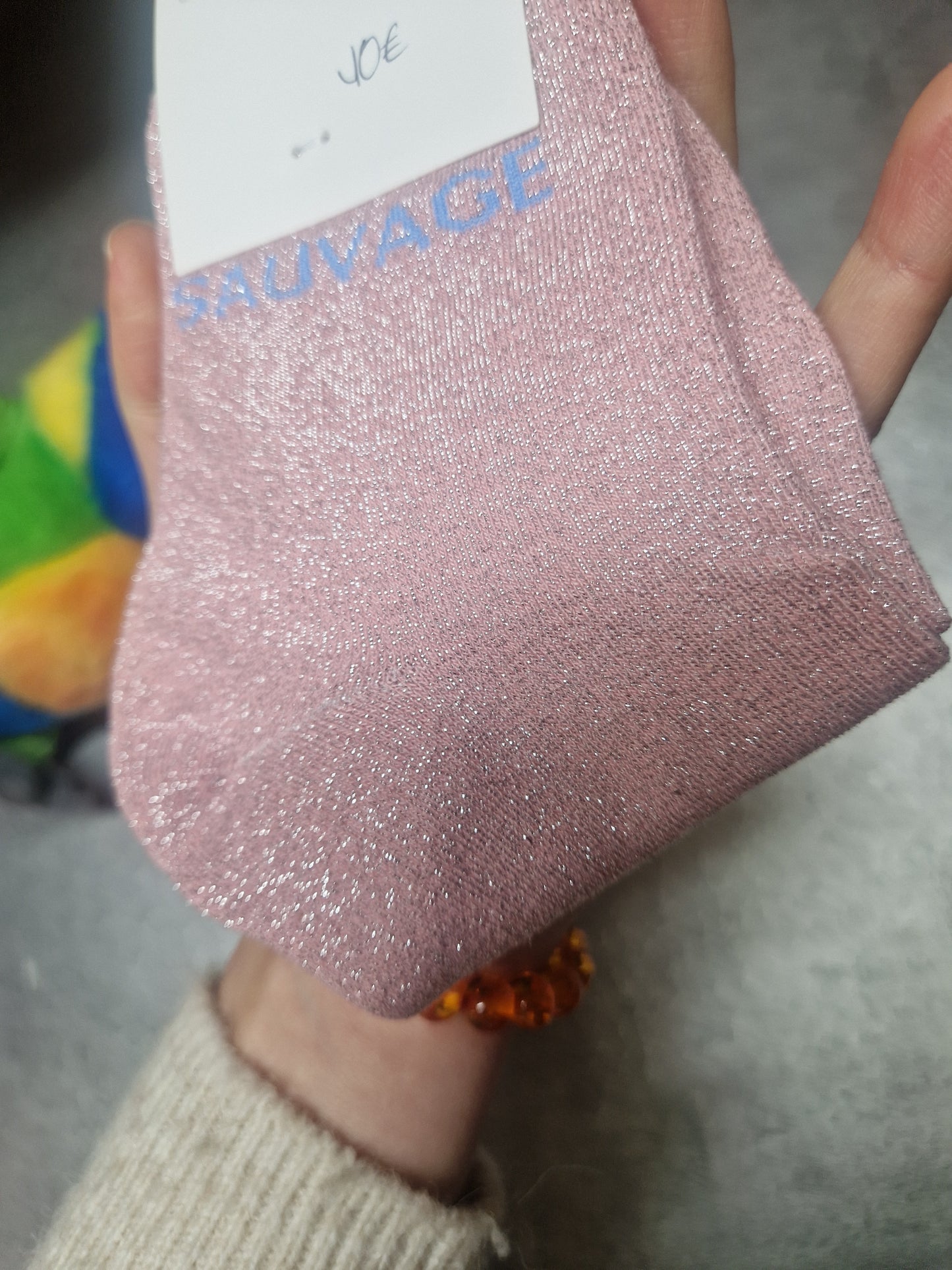 Chaussettes à paillettes