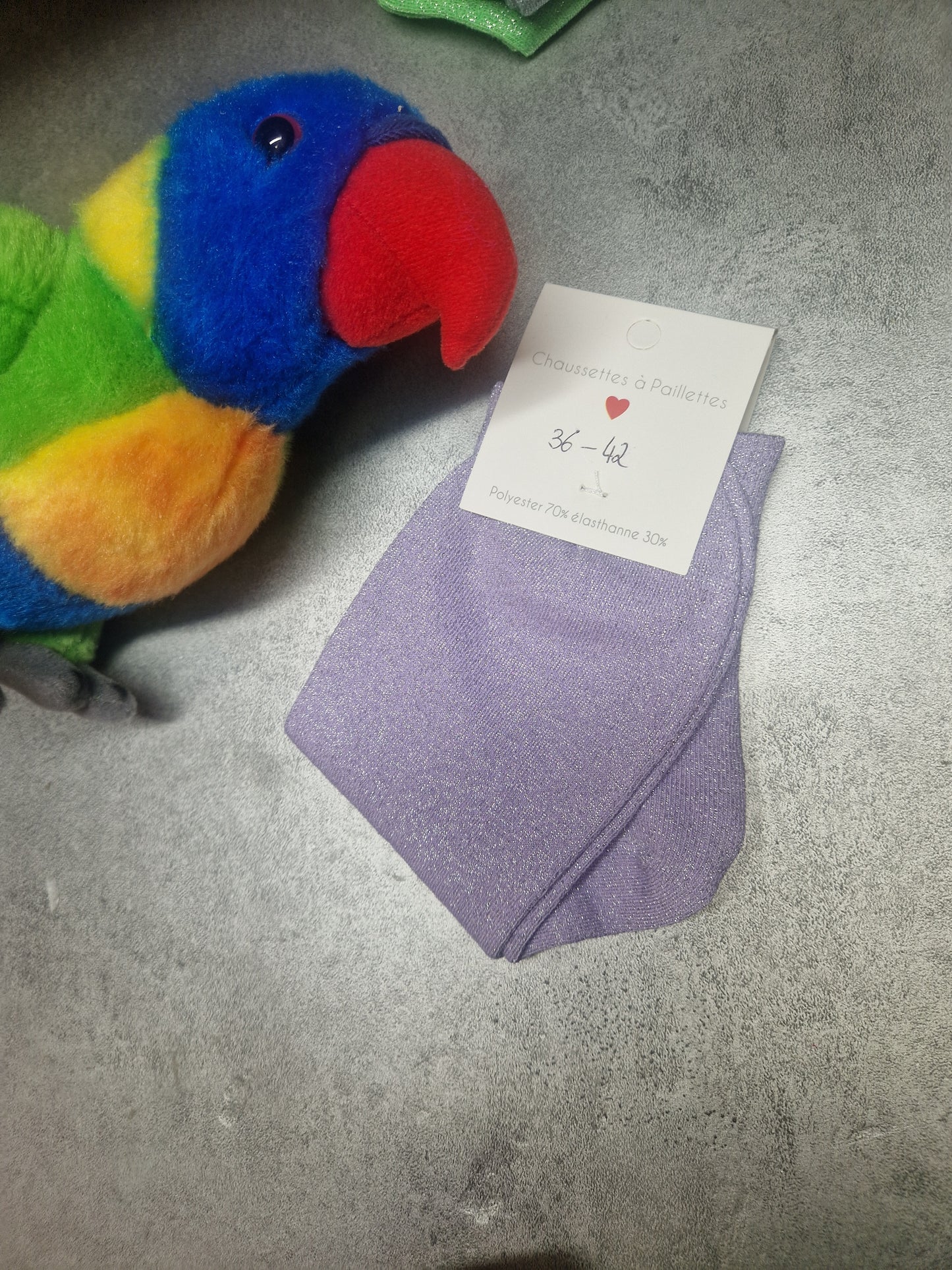 Chaussettes à paillettes