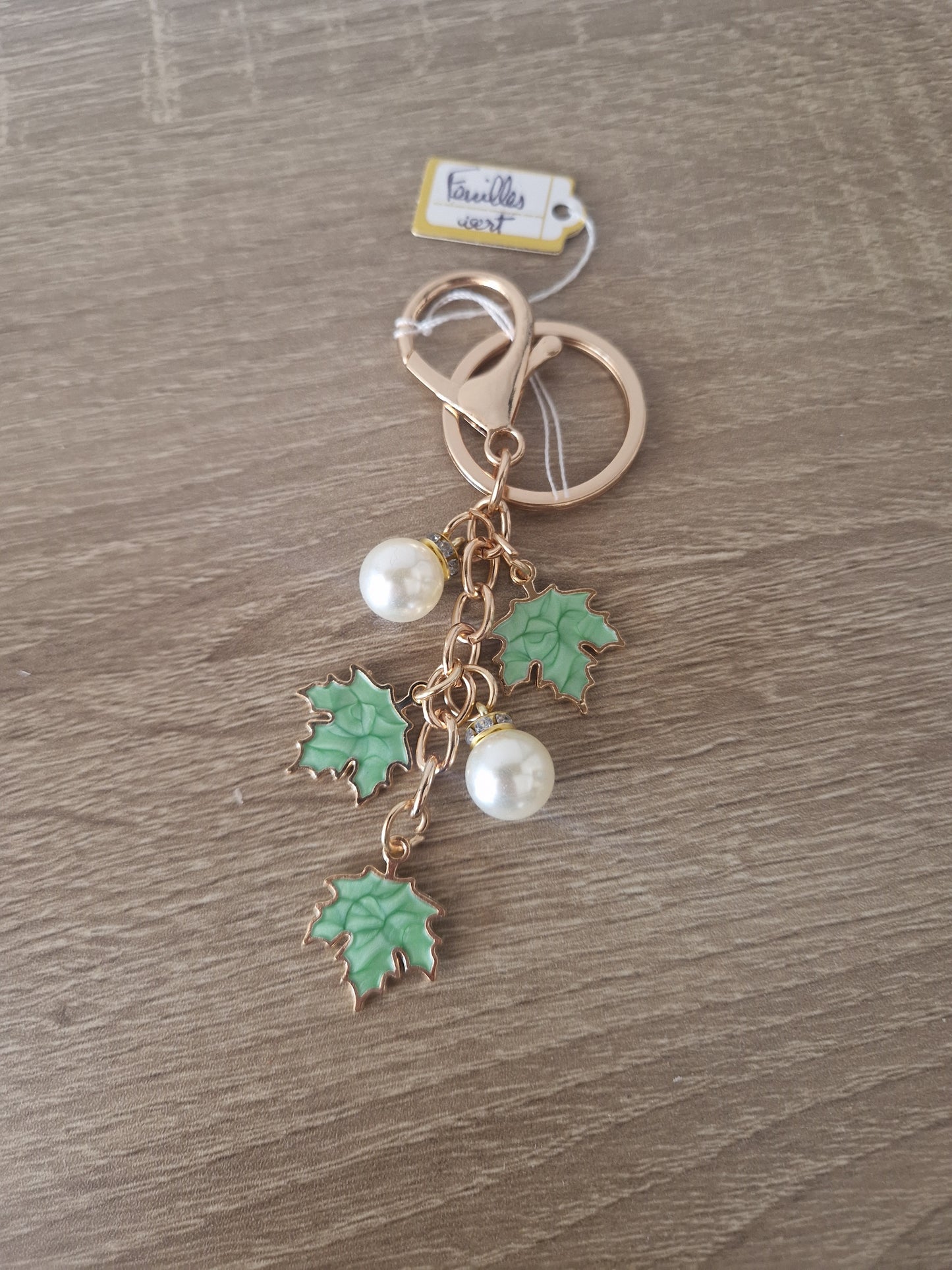 Leaf keychains