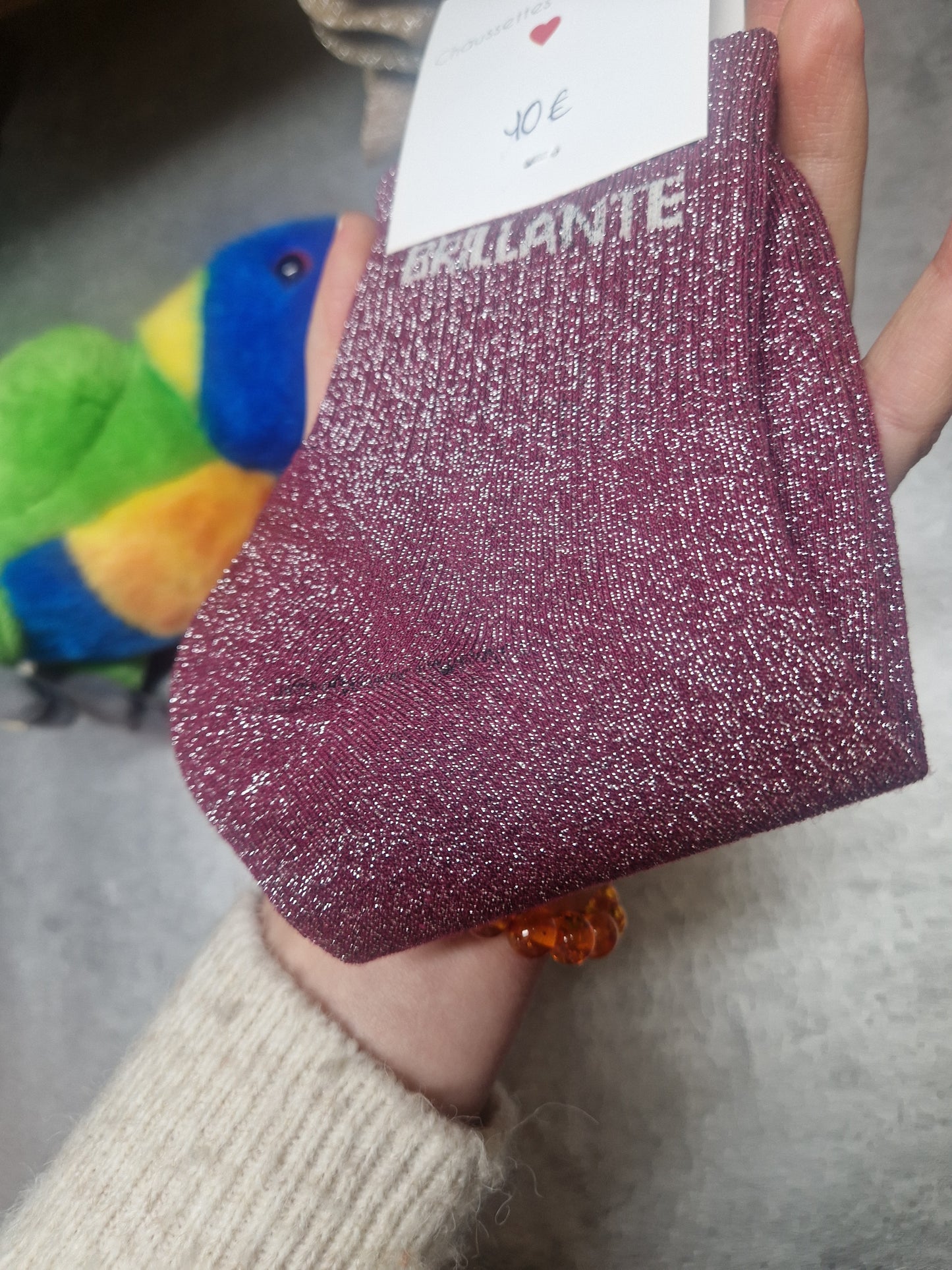 Chaussettes à paillettes