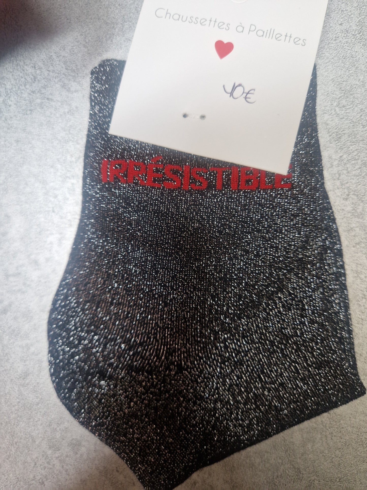 Chaussettes à paillettes