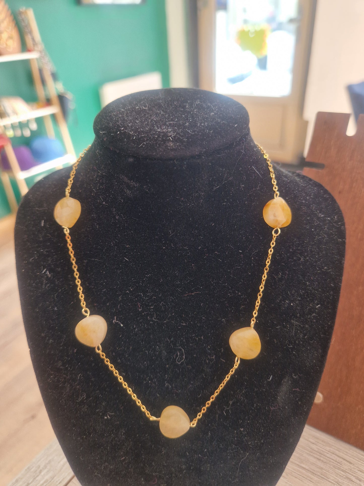 Collier pierres naturelles Ellie