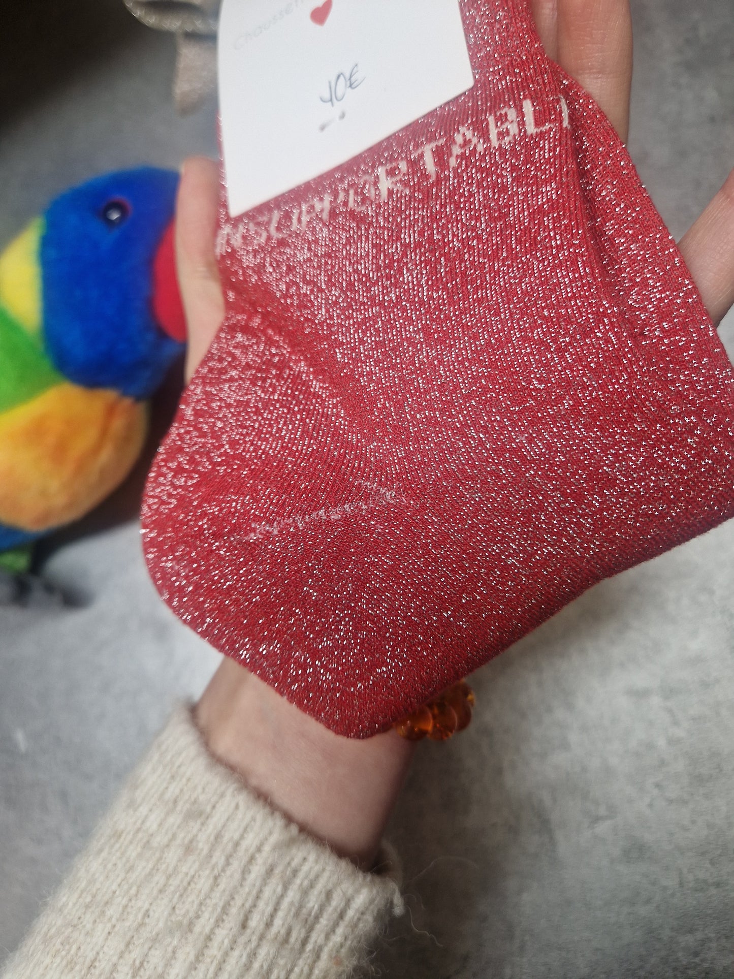 Chaussettes à paillettes