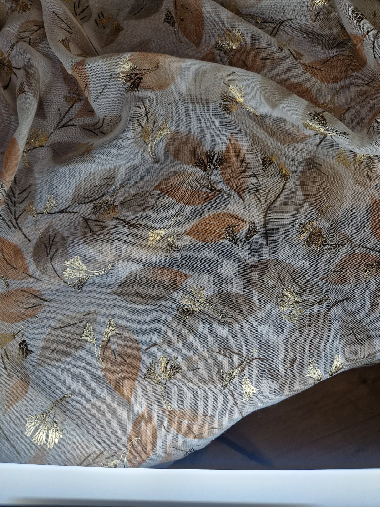 Foulard feuilles