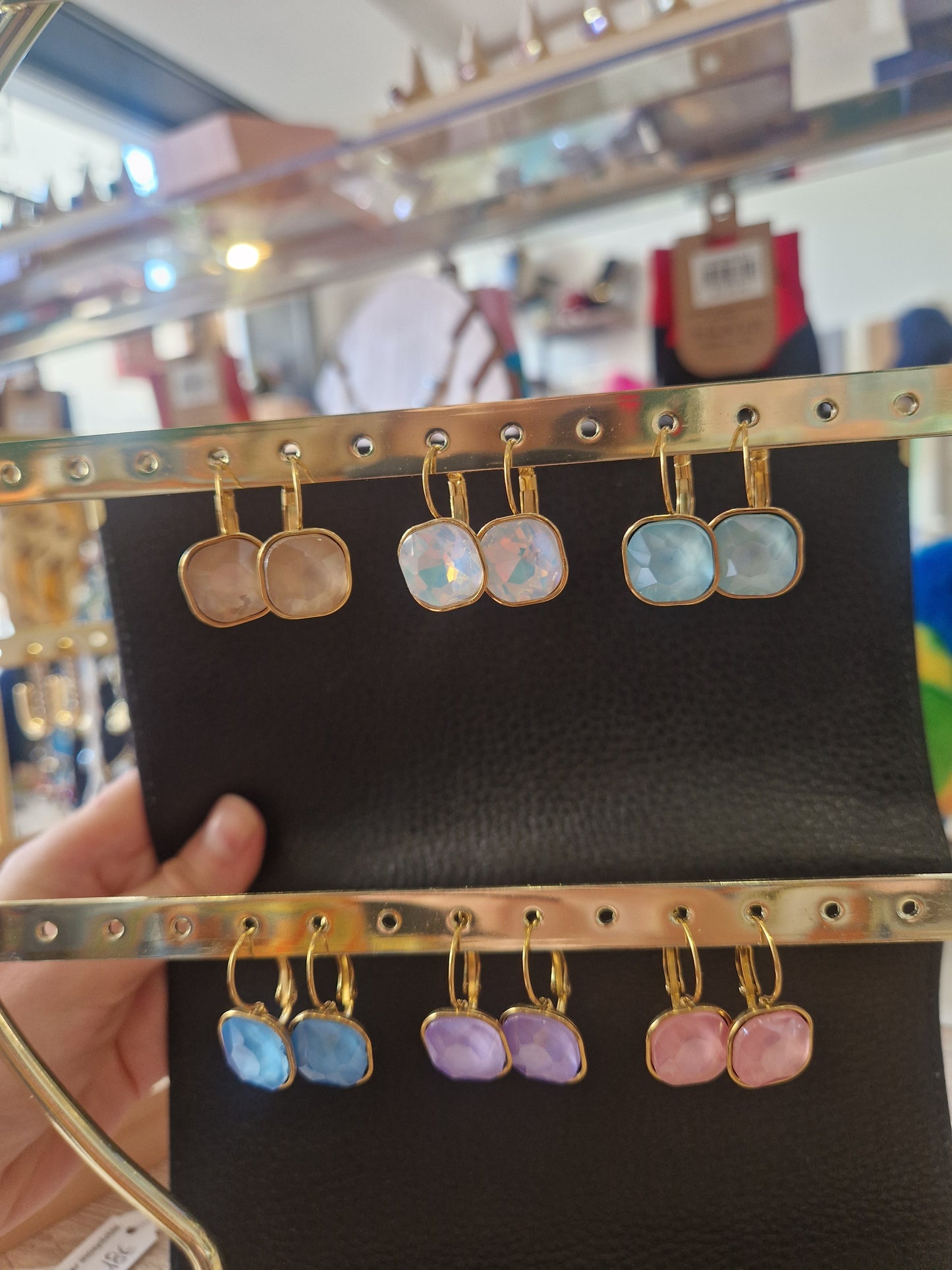 Boucles d'oreilles dormeuses Aurore