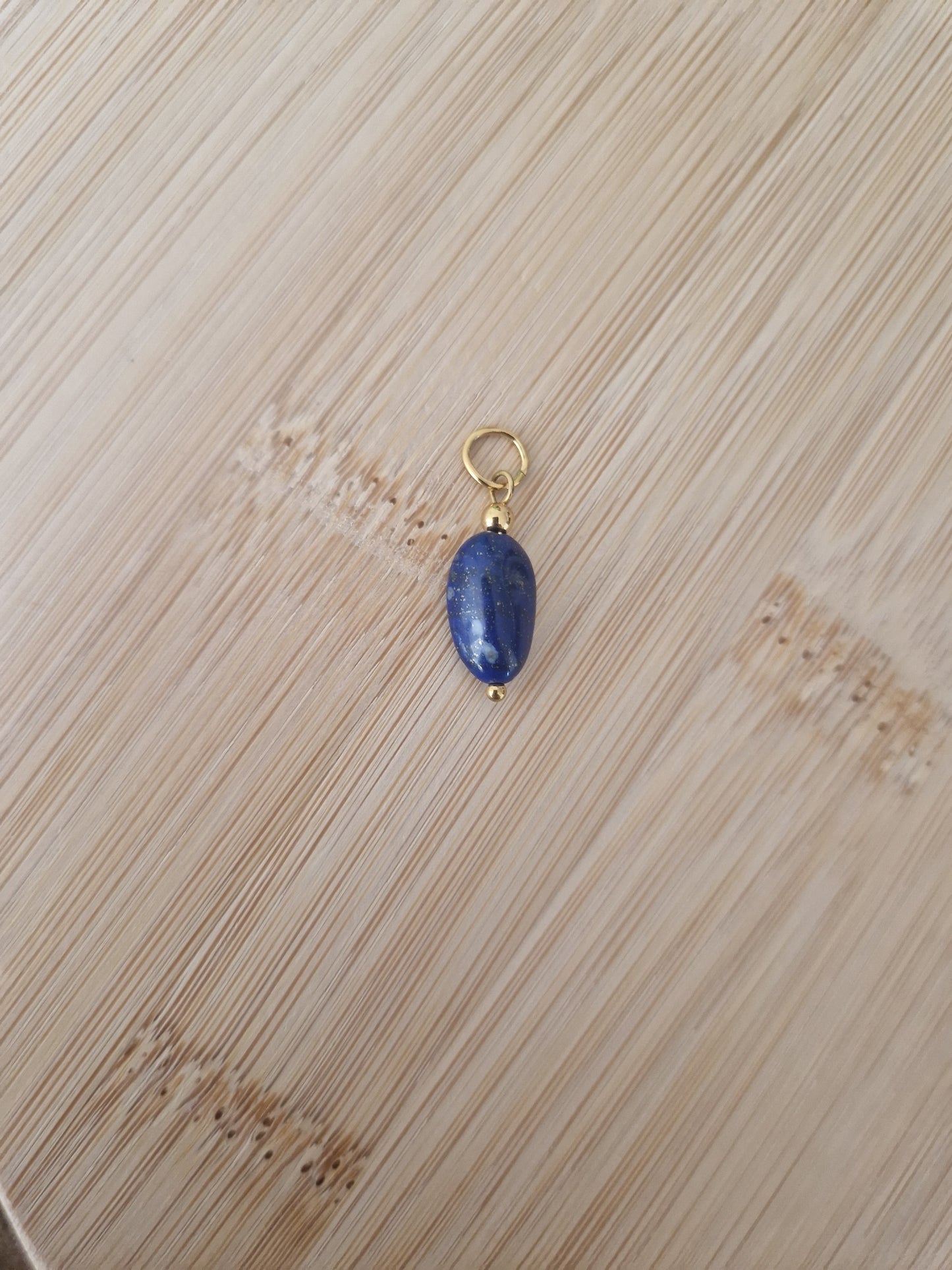 Natural stone charm