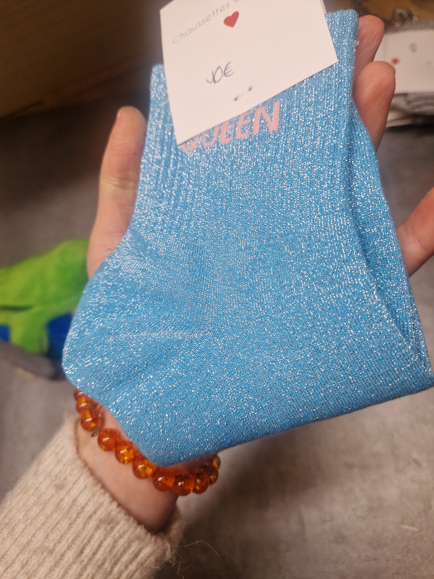 Chaussettes à paillettes
