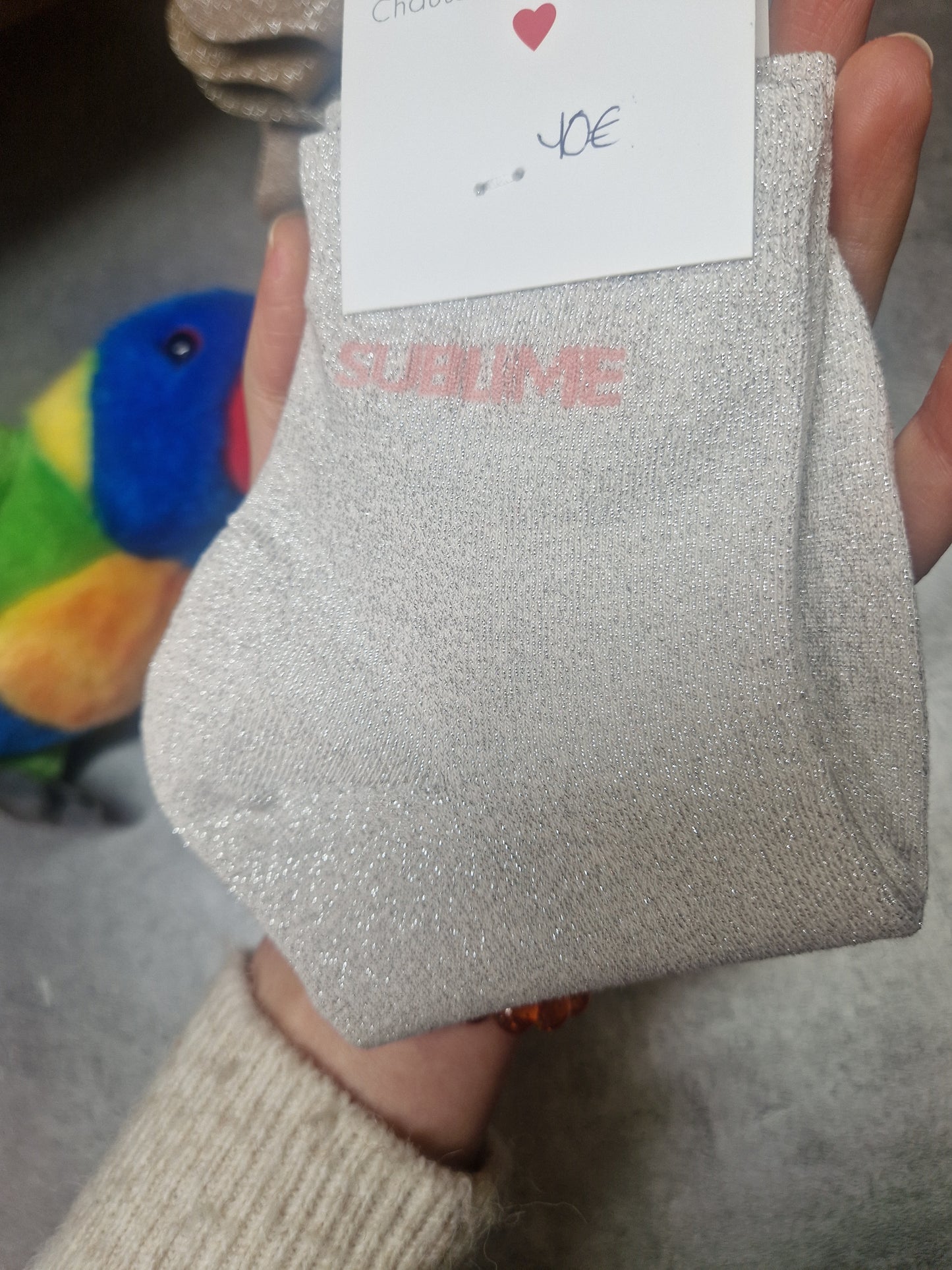 Chaussettes à paillettes