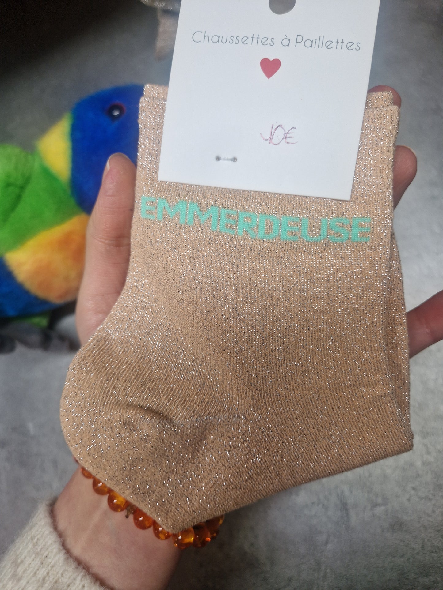 Chaussettes à paillettes