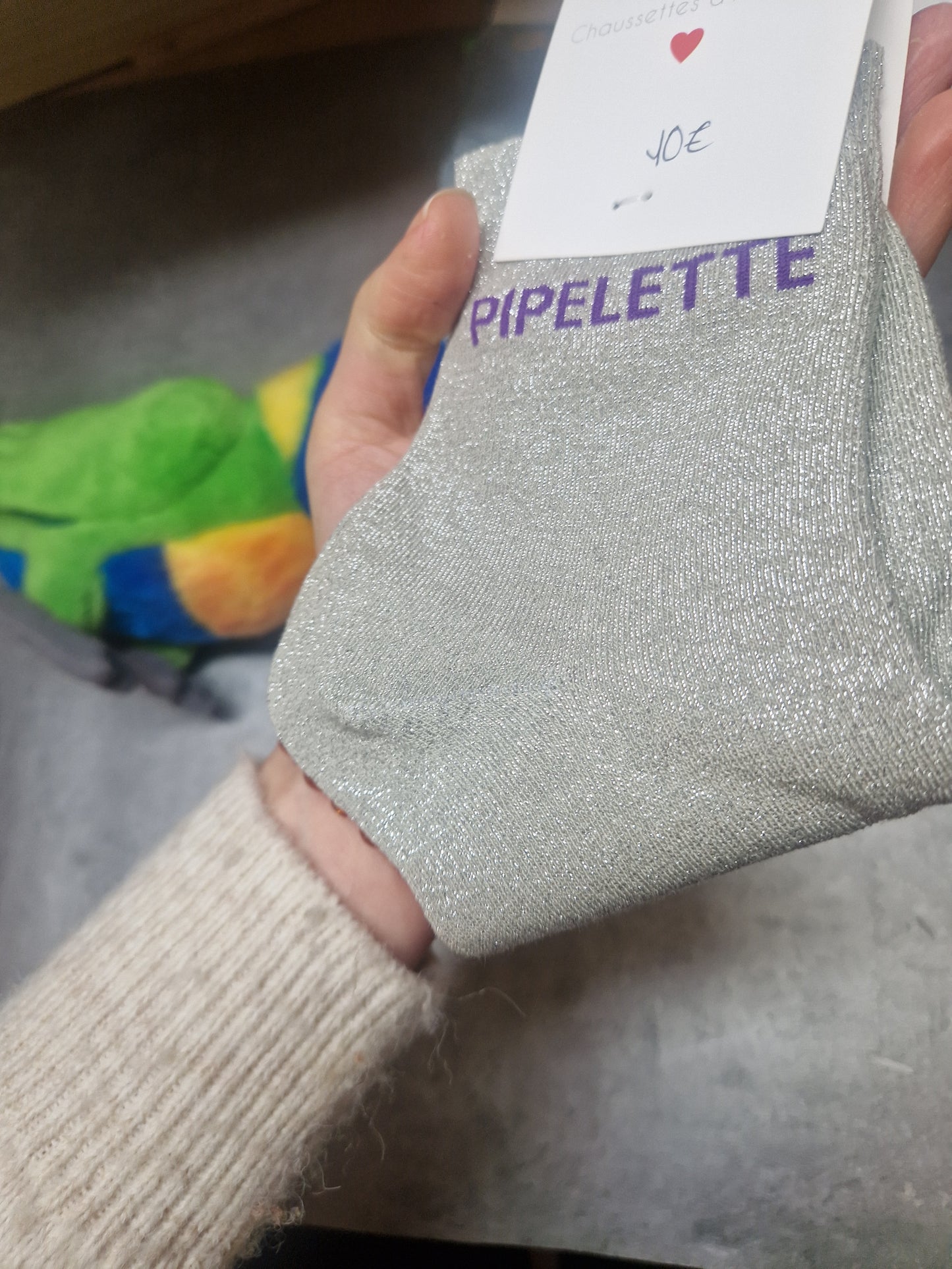 Chaussettes à paillettes