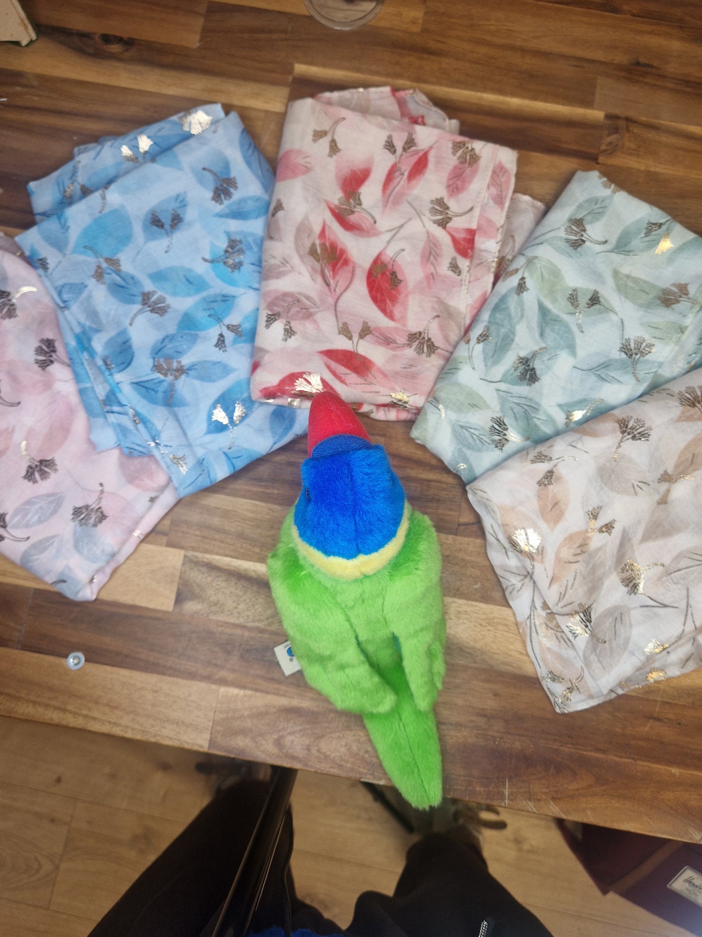 Foulard feuilles