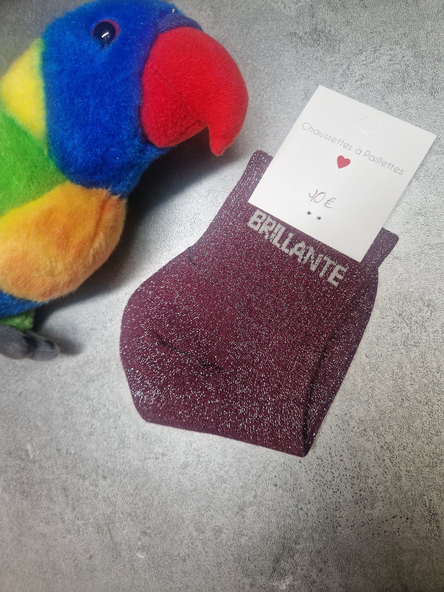 Chaussettes à paillettes