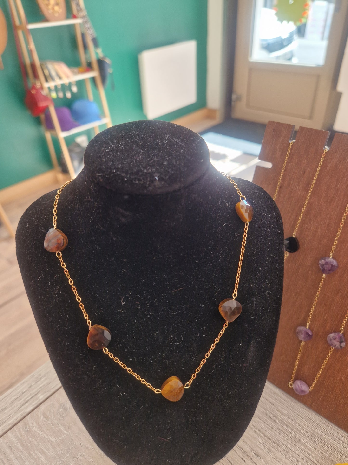 Collier pierres naturelles Ellie