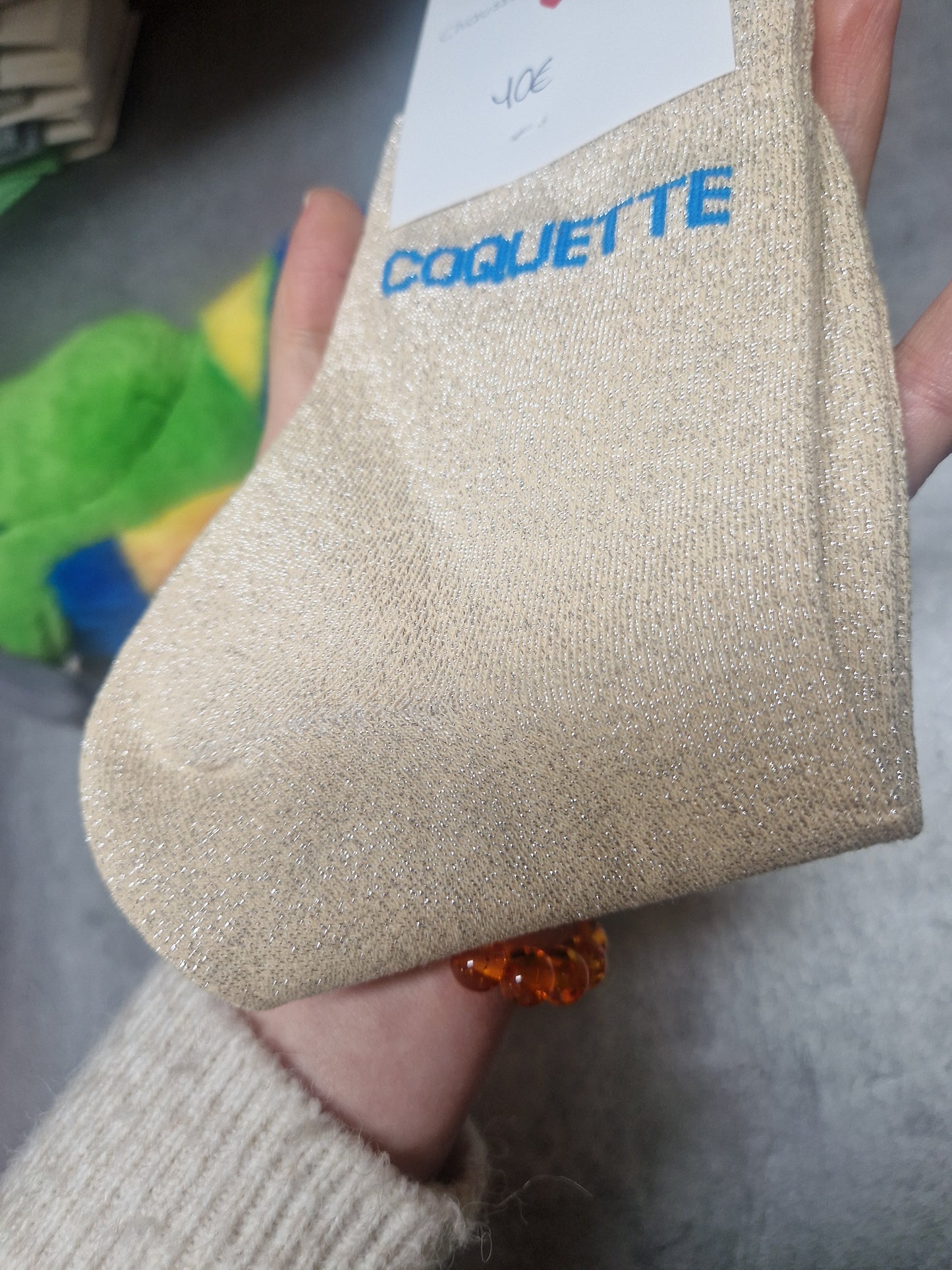 Chaussettes à paillettes