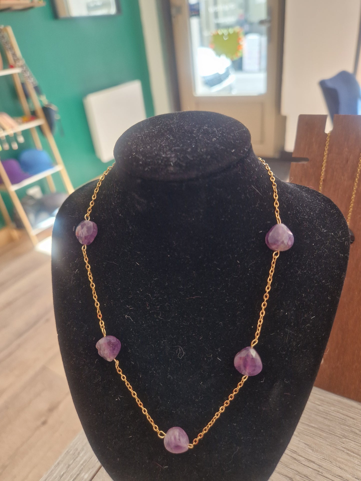 Collier pierres naturelles Ellie