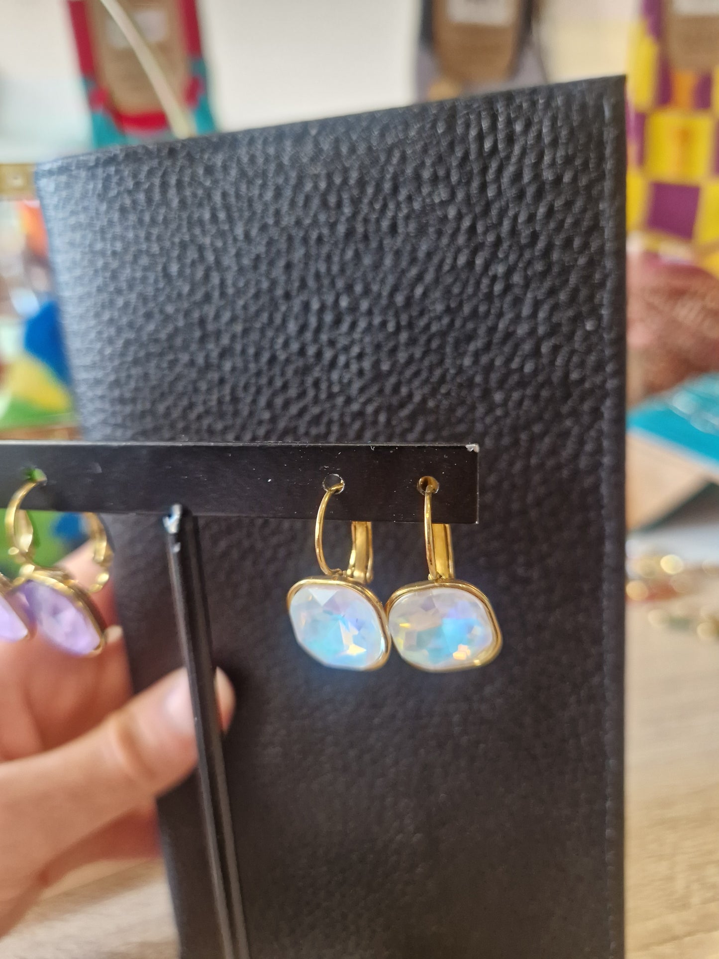 Boucles d'oreilles dormeuses Aurore