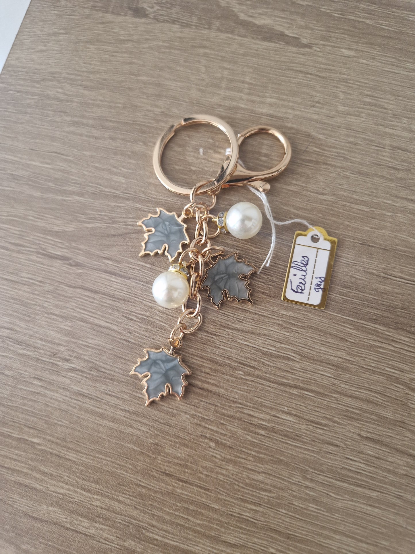 Leaf keychains