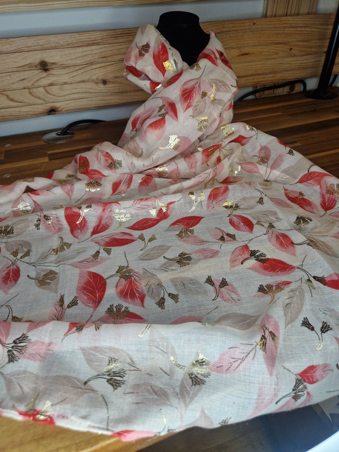 Foulard feuilles