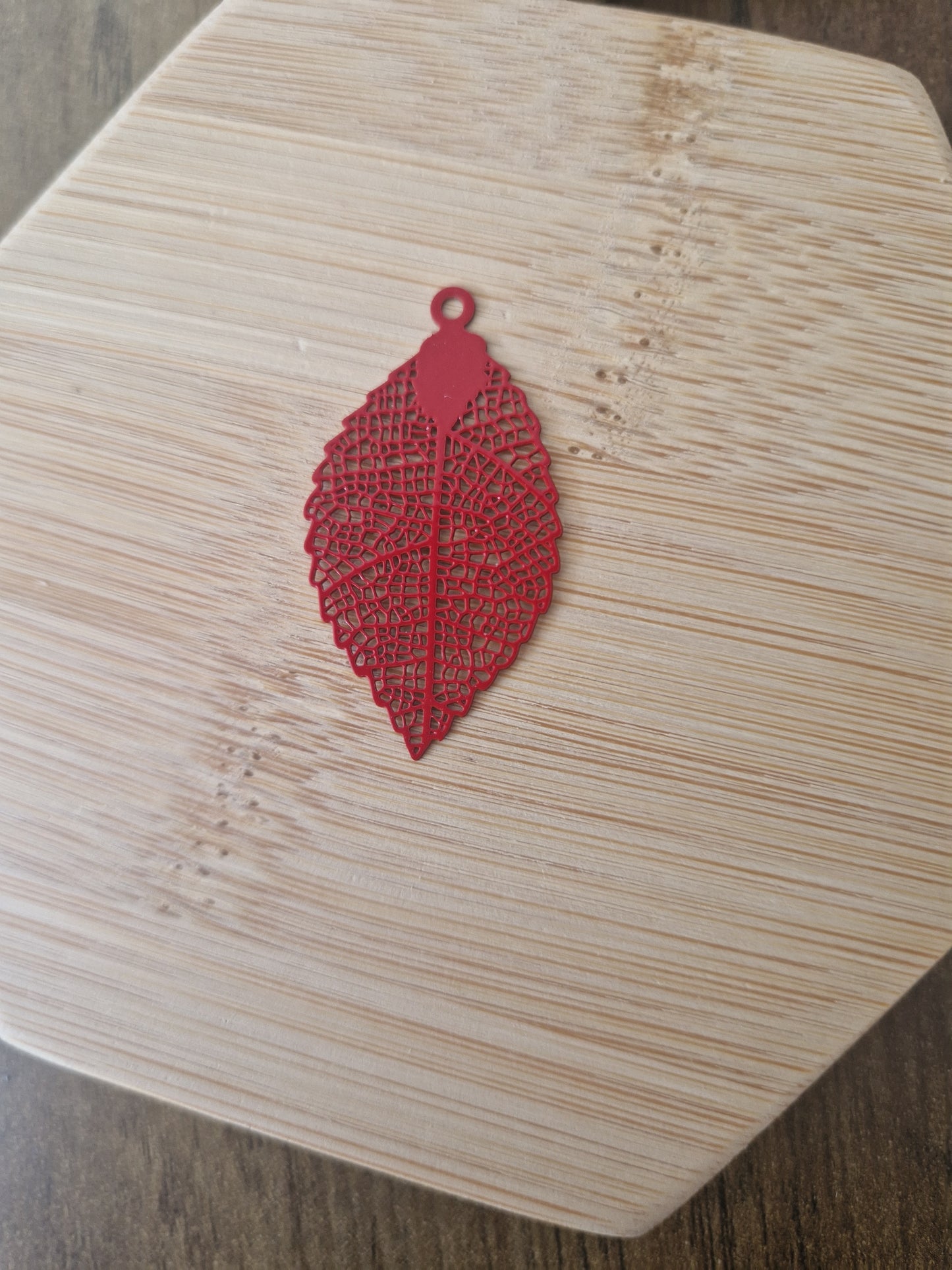 Colorful Leaf Charm