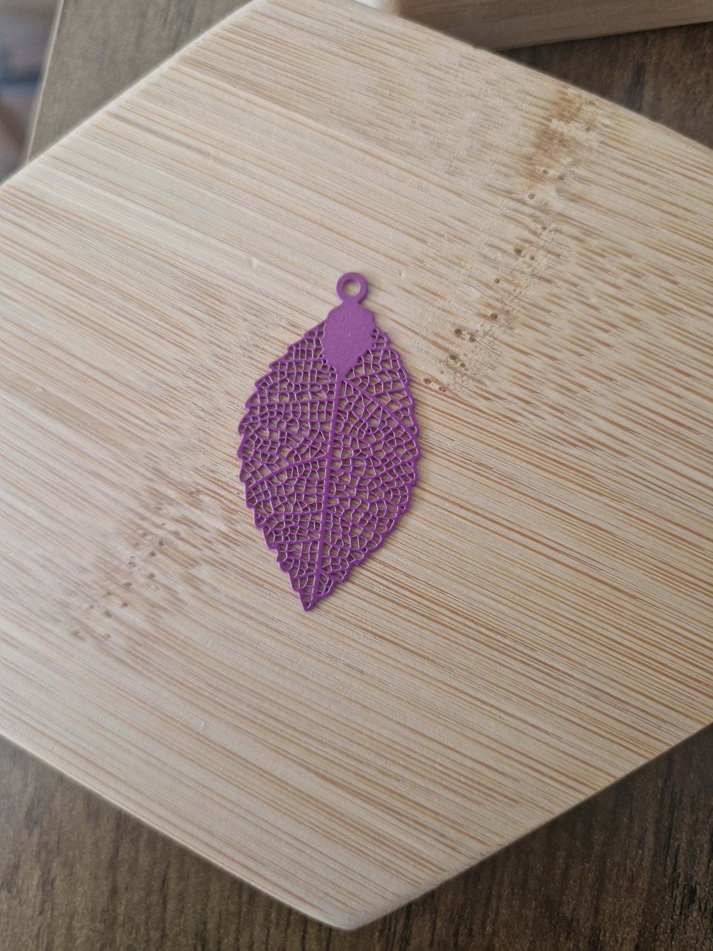 Colorful Leaf Charm