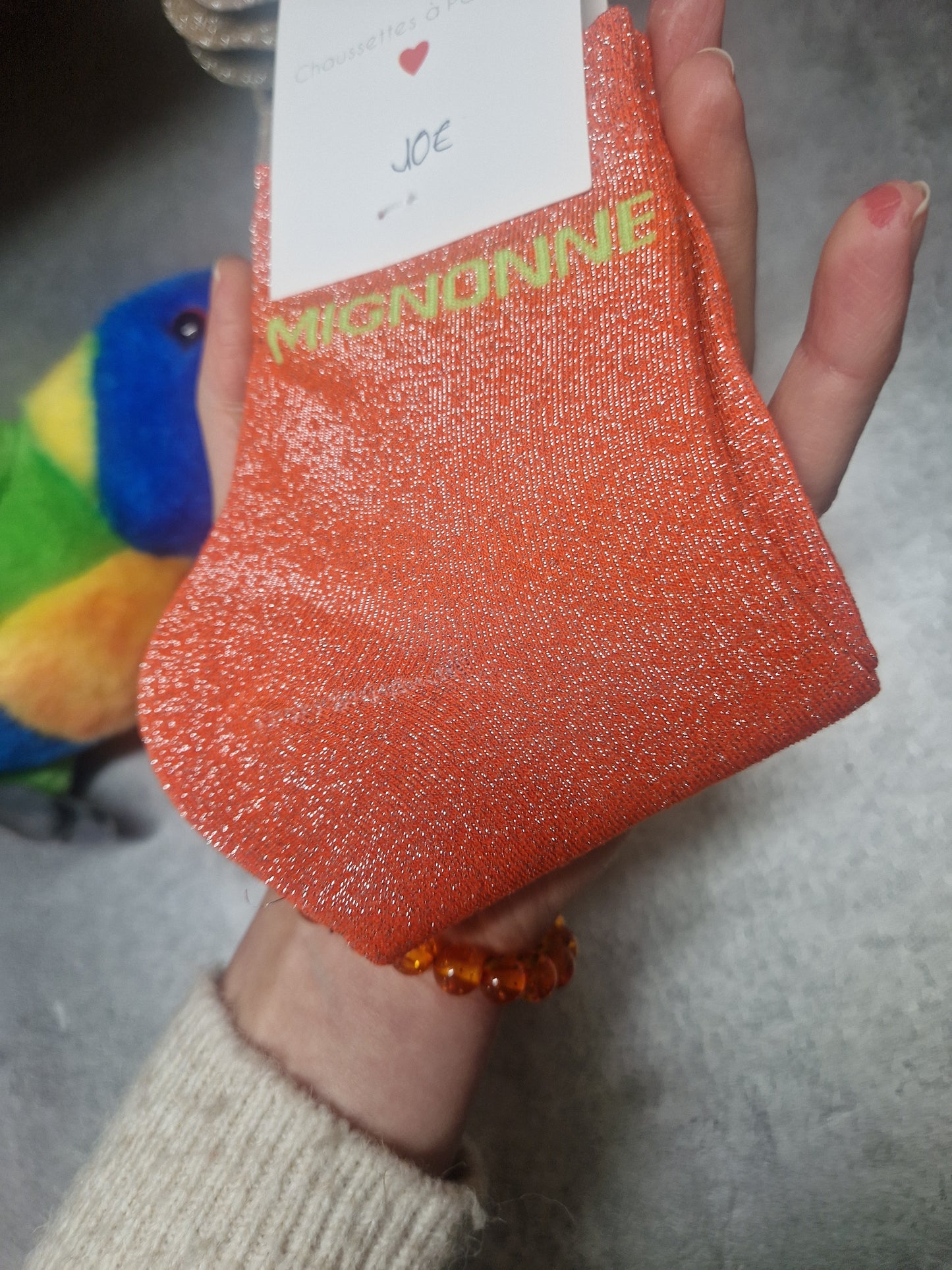 Chaussettes à paillettes
